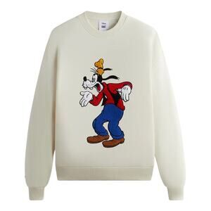 NWT KITH X Disney Mickey & Friends Astonished Goofy Vintage Crewneck Sweatshirt
